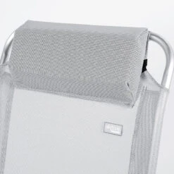 AKTIVE - Chaise Pliante Haute Avec Dossier Haut Réglable 5 Positions, Gris -Quechua Promos Boutique aktive chaise pliante haute avec dossier haut reglable 5 positions gris 4