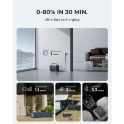 BLUETTI Générateur Électrique EB3A+PV200 268Wh/600W LiFePO4 Batterie Pour Voyage -Quechua Promos Boutique bluetti generateur electrique eb3apv200 268wh600w lifepo4 batterie pour voyage 3