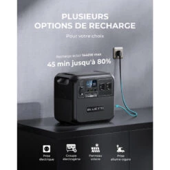 BLUETTI Générateur Électrique Solaire AC180 Avec Panneau Solaire PV200 -Quechua Promos Boutique bluetti generateur electrique solaire ac180 avec panneau solaire pv200 3