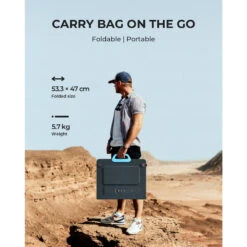 BLUETTI Panneau Solaire PV120 120W Pour Centrales Électriques EB3A Pour Camping -Quechua Promos Boutique bluetti panneau solaire pv120 120w pour centrales electriques eb3a pour camping 4