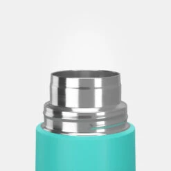 Quechua Bouteille Isotherme Inox 0,4L Avec Gobelet Pour La Randonnée - Turquoise -Quechua Promos Boutique bouteille isotherme inox 04l avec gobelet pour la randonnee turquoise 5