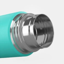 Quechua Bouteille Isotherme Inox 0,4L Avec Gobelet Pour La Randonnée - Turquoise -Quechua Promos Boutique bouteille isotherme inox 04l avec gobelet pour la randonnee turquoise 6