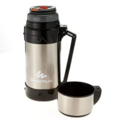 Quechua Bouteille Isotherme Inox 1,5L Avec Gobelet Pour La Randonnée -Quechua Promos Boutique bouteille isotherme inox 15l avec gobelet pour la randonnee 4