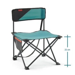 Quechua CHAISE BASSE PLIANTE DE CAMPING MH100 Bleue -Quechua Promos Boutique chaise basse pliante de camping mh100 bleue 3