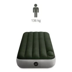Intex Downy Jr. Twin Airbed - Lit Gonflable - 191x76x25cm - Avec Accessoires -Quechua Promos Boutique downy jr twin airbed lit gonflable 191x76x25cm avec accessoires 2
