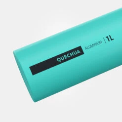 Quechua Gourde Alu 1L Avec Bouchon à Ouverture Rapide Pour La Randonnée - Vert -Quechua Promos Boutique gourde alu 1l avec bouchon a ouverture rapide pour la randonnee vert 2