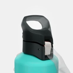 Quechua Gourde Alu 1L Avec Bouchon à Ouverture Rapide Pour La Randonnée - Vert -Quechua Promos Boutique gourde alu 1l avec bouchon a ouverture rapide pour la randonnee vert 4