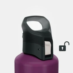 Quechua Gourde Alu 1L Avec Bouchon à Ouverture Rapide Pour La Randonnée - Violet 14 Quechua Gourde Alu 1L Avec Bouchon à Ouverture Rapide Pour La Randonnée - Violet -Quechua Promos Boutique gourde alu 1l avec bouchon a ouverture rapide pour la randonnee violet 4