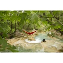 TICKET TO THE MOON Hamac King Size Bordeaux / Jaune -Quechua Promos Boutique hamac king size bordeaux jaune 2