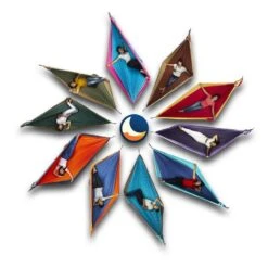 TICKET TO THE MOON Hamac Original Bleu / Turquoise -Quechua Promos Boutique hamac original bleu turquoise 3