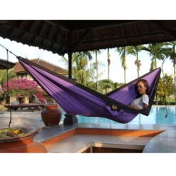 TICKET TO THE MOON Hamac Original Bleu / Turquoise -Quechua Promos Boutique hamac original bleu turquoise 4