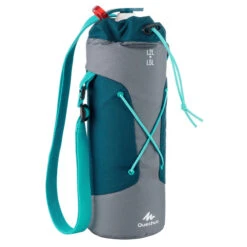 Quechua Housse Isotherme Pour Gourde Randonnée 1,2 à 1,5 Litre Gris/bleu -Quechua Promos Boutique housse isotherme pour gourde randonnee 12 a 15 litre grisbleu 4
