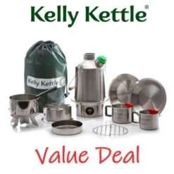 Kelly Kettle Kit Ultime 'Scout' - Acier Inoxydable NOUVEAU -Quechua Promos Boutique kelly kettle kit ultime scout acier inoxydable nouveau 2
