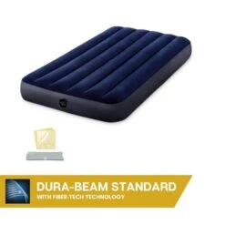 Matelas Gonflable - Intex Classic Downy -1 Personne - 99x191x25 Cm (BxLxH) -Quechua Promos Boutique matelas gonflable intex classic downy 1 personne 99x191x25 cm bxlxh 4