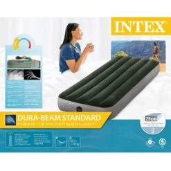 Matelas Gonflable - Intex Prestige Downy -1 Personne - 76x191x25 Cm (BxLxH) -Quechua Promos Boutique matelas gonflable intex prestige downy 1 personne 76x191x25 cm bxlxh 4