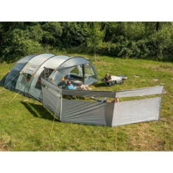 Paravent De Camping Bora - Brise-Vue - 4,5 X 1,4 M - Résistant Au Vent - Gris -Quechua Promos Boutique paravent de camping bora brise vue 45 x 14 m resistant au vent gris 3