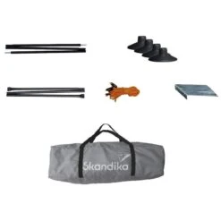 Paravent De Camping Bora - Brise-Vue - 4,5 X 1,4 M - Résistant Au Vent - Gris -Quechua Promos Boutique paravent de camping bora brise vue 45 x 14 m resistant au vent gris 6