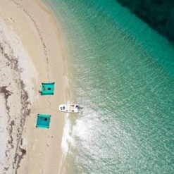 TICKET TO THE MOON Picnic Blanket Emerald / Green -Quechua Promos Boutique picnic blanket emerald green 2