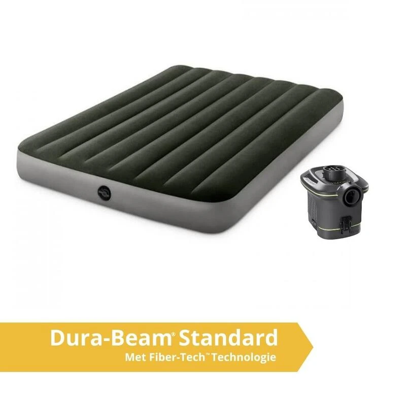 Intex Prestige Downy Full Airbed - Lit Gonflable - 191x137x25cm - Avec Accessoires 2 Intex Prestige Downy Full Airbed - Lit Gonflable - 191x137x25cm - Avec Accessoires – Image 2