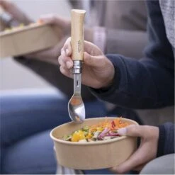 Set Complet Opinel Picnic+ - Opinel N°8 + Embouts Cuillère Et Fourchette -Quechua Promos Boutique set complet opinel picnic opinel n8 embouts cuillere et fourchette 3