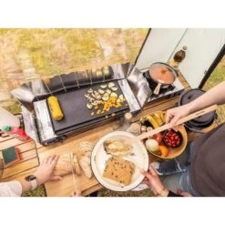 Set Réchaud à Gaz 2 Feux - Skandika Brann - Camping - Allumage Piezo - Mallette -Quechua Promos Boutique set rechaud a gaz 2 feux skandika brann camping allumage piezo mallette 4