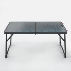 Quechua TABLE BASSE PLIANTE DE CAMPING - MH100 - GRISE -Quechua Promos Boutique table basse pliante de camping mh100 grise 2
