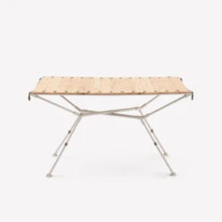 Quechua TABLE DE CAMPING COMPACTE 4/6 PERSONNES - PLATEAU BOIS - POCHE DE RANGEMENT -Quechua Promos Boutique table de camping compacte 46 personnes plateau bois poche de rangement 9