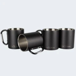 Tasse Thermique De Camping 300 Ml | Mousqueton | Acier Inoxydable | 4 Gobelets -Quechua Promos Boutique tasse thermique de camping 300 ml mousqueton acier inoxydable 4 gobelets 2