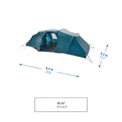 Quechua Tente à Arceaux De Camping - Arpenaz 8.4 - 8 Personnes - 4 Chambres -Quechua Promos Boutique tente a arceaux de camping arpenaz 84 8 personnes 4 chambres 2