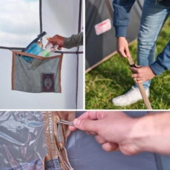 Tente Coleman 8 Personnes Octagon Gris 12 Tente Coleman 8 Personnes Octagon Gris -Quechua Promos Boutique tente coleman 8 personnes octagon gris 5