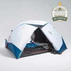 Quechua Tente De Camping - 2 SECONDS EASY - 2 Places - Fresh & Black -Quechua Promos Boutique tente de camping 2 seconds easy 2 places fresh and black 4