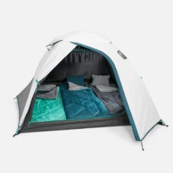 Quechua Tente De Camping - MH100 - 3 Places - Fresh & Black -Quechua Promos Boutique tente de camping mh100 3 places fresh and black 4