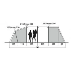 Tente De Camping Outwell Winwood 8 -Quechua Promos Boutique tente de camping outwell winwood 8 3