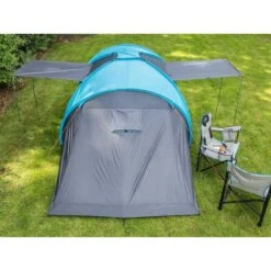Tente Dôme Hammerfest 4 Sleeper Protect - Sol Cousu - 4 Pers - 2 Cabines Noires -Quechua Promos Boutique tente dome hammerfest 4 sleeper protect sol cousu 4 pers 2 cabines noires 4