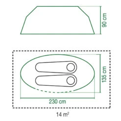 Coleman Tente Galiano Bleue - 2 Personnes -Quechua Promos Boutique tente galiano bleue 2 personnes 5