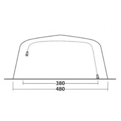 Tente Gonflable Outwell Jacksondale 7PA -Quechua Promos Boutique tente gonflable outwell jacksondale 7pa 4